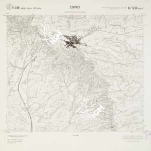 CARTA TOPOGRAFICA DELLA CALABRIA - Foglio 238 III S.O. SEZ.C - Cutro