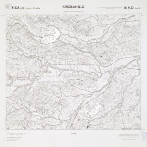 CARTA TOPOGRAFICA DELLA CALABRIA - Foglio 238 III N.O. SEZ.B - Apriglianello