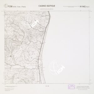 CARTA TOPOGRAFICA DELLA CALABRIA - Foglio 238 IV N.E. SEZ.C - Casino Dattole