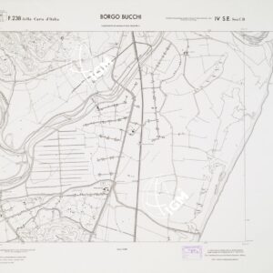CARTA TOPOGRAFICA DELLA CALABRIA - Foglio 238 IV S.E. SEZ.C-B - Borgo Bucchi