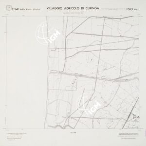 CARTA TOPOGRAFICA DELLA CALABRIA - Foglio 241 I S.O. SEZ.C - Villaggio Agricolo di Curinga