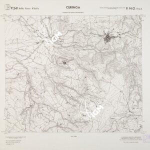 CARTA TOPOGRAFICA DELLA CALABRIA - Foglio 241 II N.O. SEZ.A - Curinga