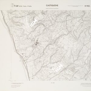 CARTA TOPOGRAFICA DELLA CALABRIA - Foglio 241 IV N.E. SEZ.A-D - Castiglione