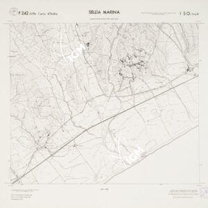 CARTA TOPOGRAFICA DELLA CALABRIA - Foglio 242 I S.O. SEZ.D - Sellia Marina
