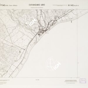 CARTA TOPOGRAFICA DELLA CALABRIA - Foglio 242 III N.E. SEZ.D-A - Catanzaro Lido