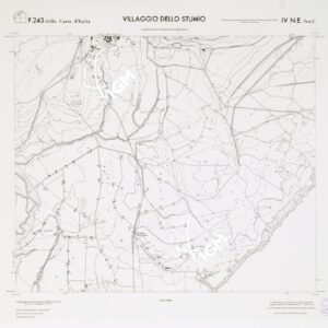 CARTA TOPOGRAFICA DELLA CALABRIA - Foglio 243 IV N.E. SEZ.C - Villaggio dello Stumio