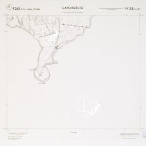 CARTA TOPOGRAFICA DELLA CALABRIA - Foglio 243 IV S.E. SEZ.D - Capo Rizzuto
