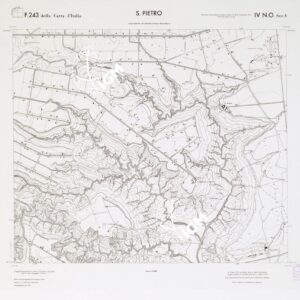 CARTA TOPOGRAFICA DELLA CALABRIA - Foglio 243 IV N.O. SEZ.A - S. PIETRO