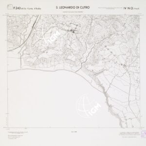 CARTA TOPOGRAFICA DELLA CALABRIA - Foglio 243 IV N.O. SEZ.C - S. Leonardo di Cutro