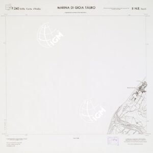 CARTA TOPOGRAFICA DELLA CALABRIA - Foglio 245 II N.E. SEZ.C - Marina di Gioia Tauro