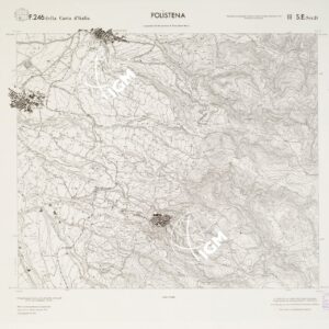 CARTA TOPOGRAFICA DELLA CALABRIA - Foglio 246 III S.E. SEZ.D - Polistena