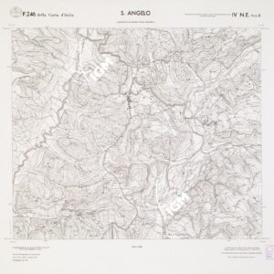 CARTA TOPOGRAFICA DELLA CALABRIA - Foglio 246 IV N.E. SEZ.B - S. Angelo