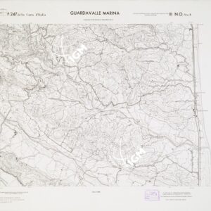 CARTA TOPOGRAFICA DELLA CALABRIA - Foglio 247 III N.O. SEZ.A - Guardavalle Marina