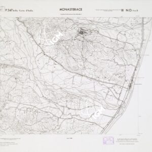 CARTA TOPOGRAFICA DELLA CALABRIA - Foglio 247 III N.O. SEZ.B - Monasterace