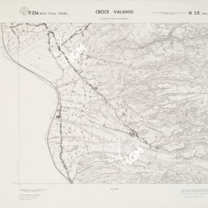 CARTA TOPOGRAFICA DELLA CALABRIA - Foglio 254 III S.E. SEZ.A-D - Croce Valanidi