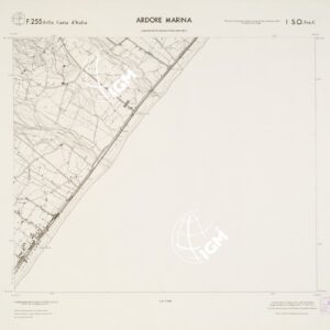 CARTA TOPOGRAFICA DELLA CALABRIA - Foglio 255 I S.O. SEZ.C - Ardore Marina