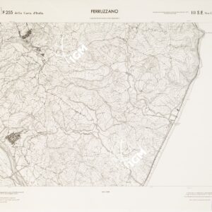 CARTA TOPOGRAFICA DELLA CALABRIA - Foglio 255 III S.E. SEZ.C-B - Ferruzzano