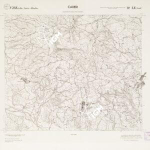 CARTA TOPOGRAFICA DELLA CALABRIA - Foglio 255 IV S.E. SEZ.C - Careri