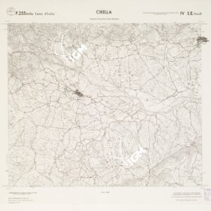 CARTA TOPOGRAFICA DELLA CALABRIA - Foglio 255 IV S.E. SEZ.D - Cirella