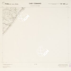 CARTA TOPOGRAFICA DELLA CALABRIA - Foglio 264 IV N.E. SEZ.C - Case Cosmano