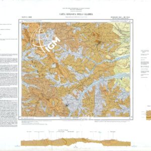 CARTA GEOLOGICA DELLA CALABRIA - Foglio 212 III N.O. - Nova Siri