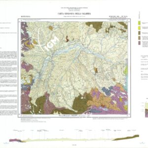 CARTA GEOLOGICA DELLA CALABRIA - Foglio 221 IV N.O. - Rotonda