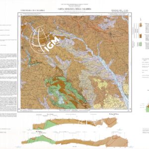 CARTA GEOLOGICA DELLA CALABRIA - Foglio 221 I S.E. - Cerchiara di Calabria