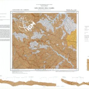 CARTA GEOLOGICA DELLA CALABRIA - Foglio 221 I N.E. - Alessandria del Carretto
