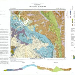 CARTA GEOLOGICA DELLA CALABRIA - Foglio 221 I S.O. - Frascineto