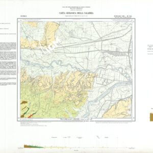 CARTA GEOLOGICA DELLA CALABRIA - Foglio 221 II S.E. - Doria