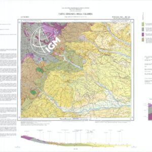 CARTA GEOLOGICA DELLA CALABRIA - Foglio 221 III S.E. - Lungro