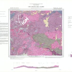 CARTA GEOLOGICA DELLA CALABRIA - Foglio 221 III N.O. - Monte Palanuda