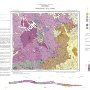 CARTA GEOLOGICA DELLA CALABRIA - Foglio 221 III N.E. - Saracena