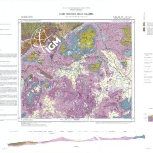 CARTA GEOLOGICA DELLA CALABRIA - Foglio 221 IV S.O. - Mormanno