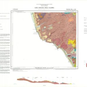 CARTA GEOLOGICA DELLA CALABRIA - Foglio 228 I S.E. - Cetraro