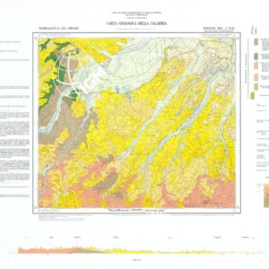 CARTA GEOLOGICA DELLA CALABRIA - Foglio 229 I N.E. - Terranova da Sibari