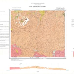 CARTA GEOLOGICA DELLA CALABRIA - Foglio 229 I S.E. - S. Demetrio Corone