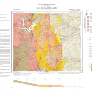 CARTA GEOLOGICA DELLA CALABRIA - Foglio 229 III N.E. - Lattarico