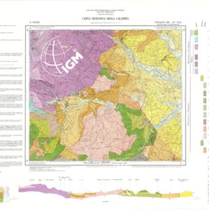 CARTA GEOLOGICA DELLA CALABRIA - Foglio 229 IV N.O. - S. Sosti