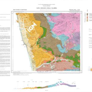 CARTA GEOLOGICA DELLA CALABRIA - Foglio 228 I N.E. - Belvedere Marittimo