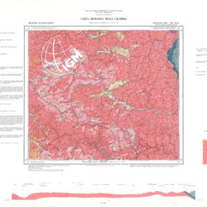CARTA GEOLOGICA DELLA CALABRIA - Foglio 230 III N.O. - Monte Paleparto