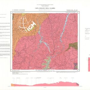 CARTA GEOLOGICA DELLA CALABRIA - Foglio 230 IV S.O. - S. Giorgio Albanese