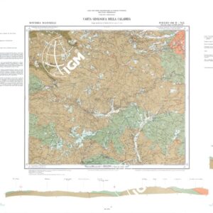 CARTA GEOLOGICA DELLA CALABRIA - Foglio 236 II N.E. - Soveria Mannelli