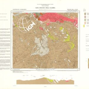 CARTA GEOLOGICA DELLA CALABRIA - Foglio 236 II S.O. - Martirano Lombardo