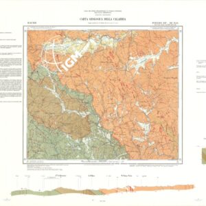 CARTA GEOLOGICA DELLA CALABRIA - Foglio 237 III N.O. - Racise