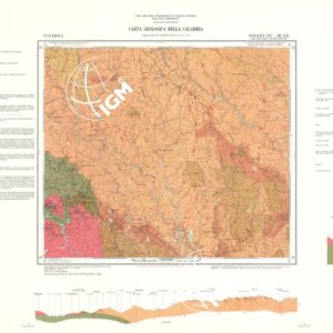CARTA GEOLOGICA DELLA CALABRIA - Foglio 237 III S.E. - Taverna