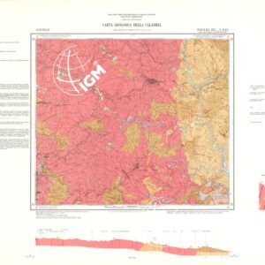 CARTA GEOLOGICA DELLA CALABRIA - Foglio 237 I N.O. - Savelli