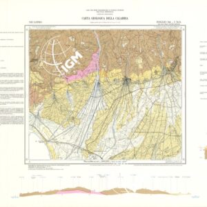 CARTA GEOLOGICA DELLA CALABRIA - Foglio 241 I N.O. - Nicastro