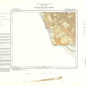 CARTA GEOLOGICA DELLA CALABRIA - Foglio 241 IV N.E. - Castiglione