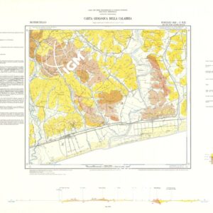CARTA GEOLOGICA DELLA CALABRIA - Foglio 242 I N.E. - Botricello